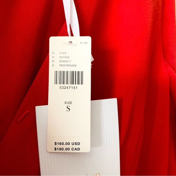 NWT Anthropologie Harlyn Turner Twist Culotte Jumpsuit Red Size Small S - Picture 12 of 15